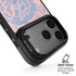 Rose Quartz & Serenity Floral iPhone 17 Pro Kickstand Case