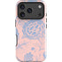 Rose Quartz & Serenity Floral iPhone 17 Pro Max Impact Case