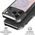 Rose Quartz & Serenity Floral iPhone 18 Pro Clear Case