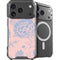 Rose Quartz & Serenity Floral iPhone 18 Pro Max MagSafe Case