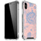 Rose Quartz & Serenity Floral iPhone X/XS Clear Case