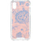 Rose Quartz & Serenity Floral iPhone XS Clear Case