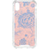 Rose Quartz & Serenity Floral iPhone XS Clear Case