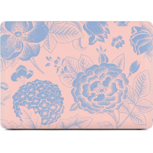 Rose Quartz & Serenity Floral Apple MacBook Air Skin