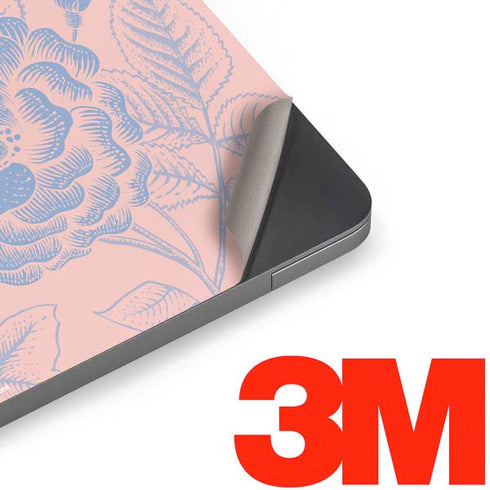 Rose Quartz & Serenity Floral Apple MacBook Air Skin