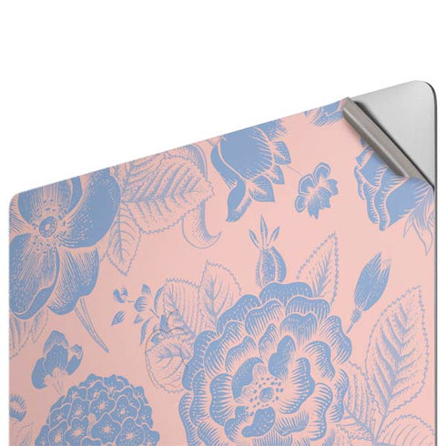 Rose Quartz & Serenity Floral Apple MacBook Pro 16-inch Skin