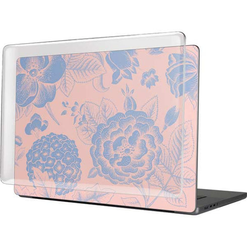 Rose Quartz & Serenity Floral MacBook Cases
