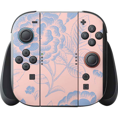 Rose Quartz & Serenity Floral Nintendo Switch 2 (2025) with Joy-Con Skin