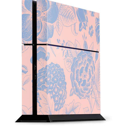 Rose Quartz & Serenity Floral PlayStation PS4 Skins