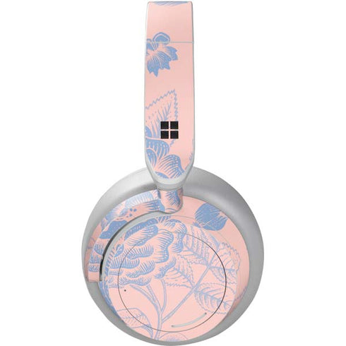 Rose Quartz & Serenity Floral Surface Headphones Skin