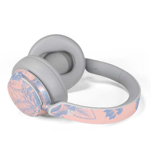 Rose Quartz & Serenity Floral Surface Headphones Skin
