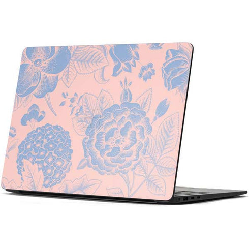 Rose Quartz & Serenity Floral Surface Laptop 7 13.8in Skin