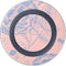 Rose Quartz & Serenity Floral Wireless Charger Skin
