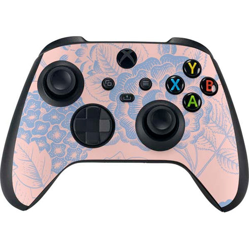 Rose Quartz & Serenity Floral Xbox Series X Skins