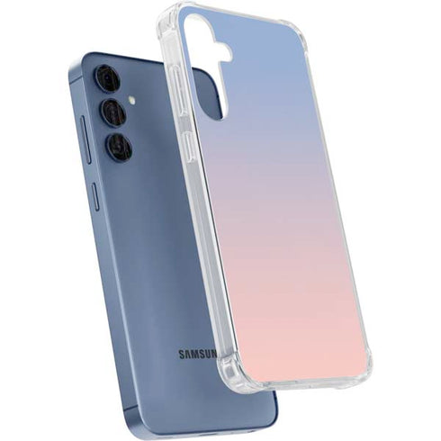 Rose Quartz & Serenity Ombre Galaxy A55 5G Clear Case