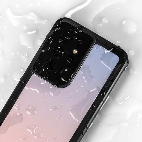 Rose Quartz & Serenity Ombre Galaxy S24 Ultra Waterproof Case