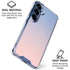 Rose Quartz & Serenity Ombre Galaxy S25 Clear Case