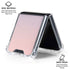 Rose Quartz & Serenity Ombre Galaxy Z Flip7 Clear Case