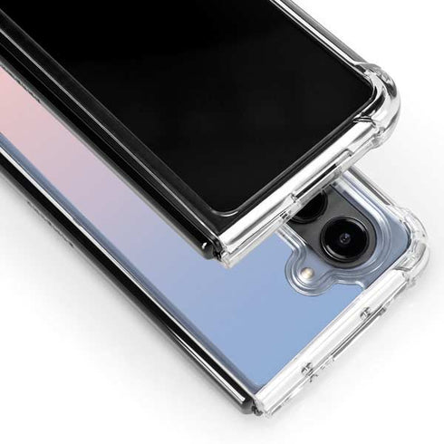 Rose Quartz & Serenity Ombre Galaxy Z Fold5 5G Clear Case