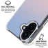 Rose Quartz & Serenity Ombre iPhone 16 Plus Clear Case