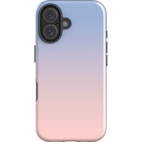Rose Quartz & Serenity Ombre iPhone 16 Plus Impact Case