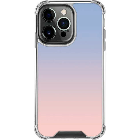 Rose Quartz & Serenity Ombre iPhone 16 Pro Clear Case