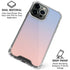 Rose Quartz & Serenity Ombre iPhone 16 Pro Clear Case