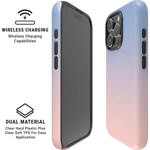 Rose Quartz & Serenity Ombre iPhone 16 Pro Magsafe Impact Case