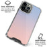 Rose Quartz & Serenity Ombre iPhone 16 Pro Max Clear Case