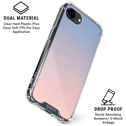 Rose Quartz & Serenity Ombre iPhone 16e Clear Case