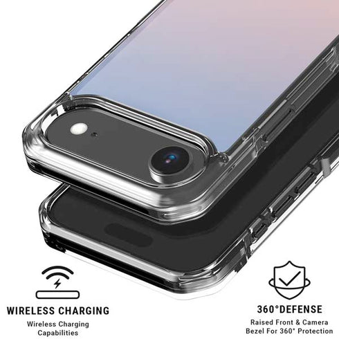 Rose Quartz & Serenity Ombre iPhone 17 Air Clear Case