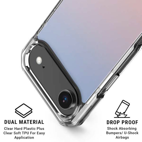 Rose Quartz & Serenity Ombre iPhone 17 Air Clear Case