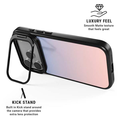Rose Quartz & Serenity Ombre iPhone 17 Pro Kickstand Case
