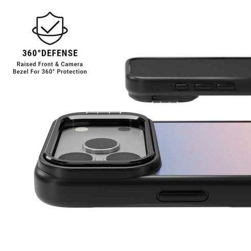 Rose Quartz & Serenity Ombre iPhone 17 Pro Max Kickstand Case