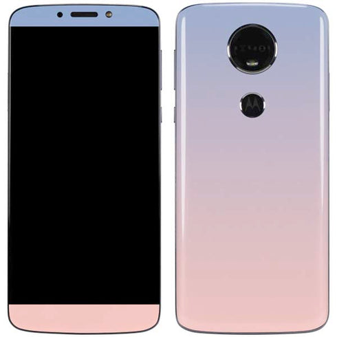 Rose Quartz & Serenity Ombre Moto E5 Plus Skin