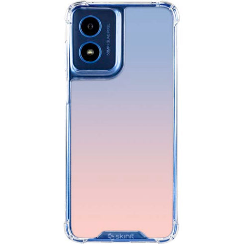 Rose Quartz & Serenity Ombre Moto G 5G (2024) Clear Case