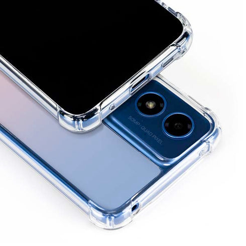 Rose Quartz & Serenity Ombre Moto G 5G (2024) Clear Case