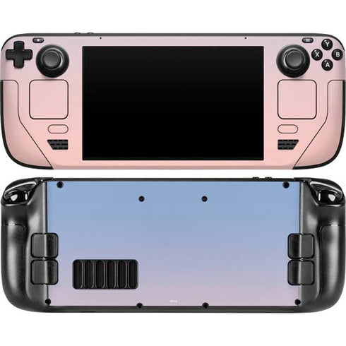 Rose Quartz & Serenity Ombre Steam Deck Handheld Gaming Computer OLED Skin
