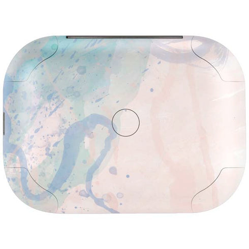 Rose Quartz & Serenity Splatter Amazon Echo Buds Skin