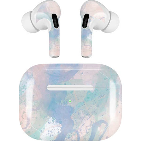 Rose Quartz & Serenity Splatter AirPods Skins