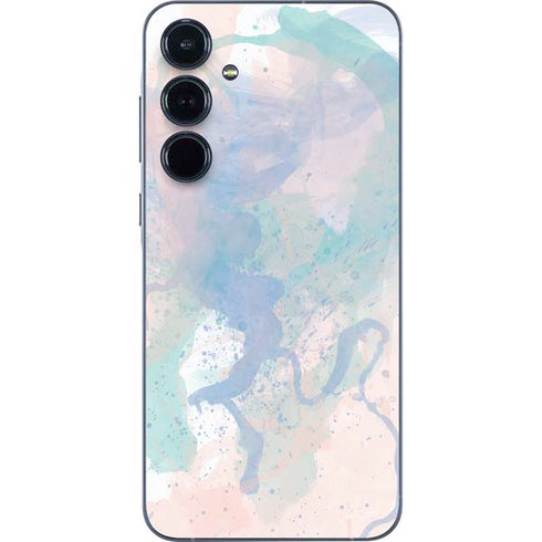 Rose Quartz & Serenity Splatter Galaxy A35 5G Skin