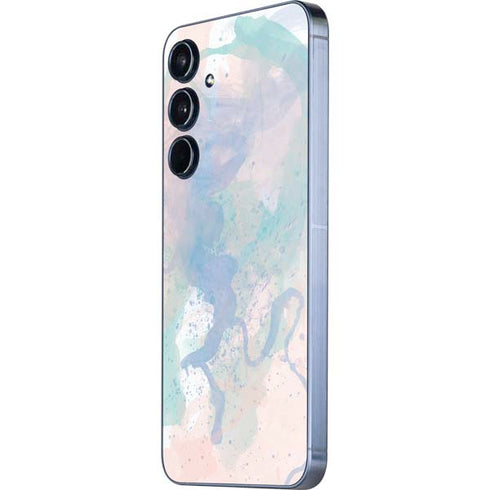 Rose Quartz & Serenity Splatter Galaxy A55 5G Skin