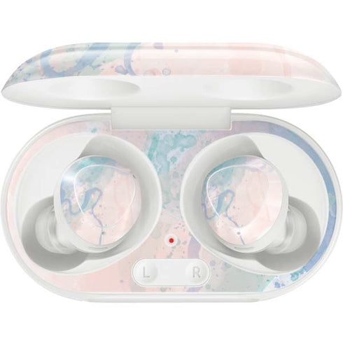 Rose Quartz & Serenity Splatter Galaxy Buds Plus Skin