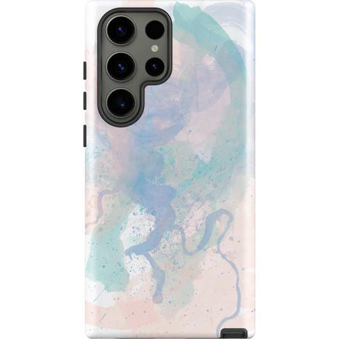 Rose Quartz & Serenity Splatter Galaxy S23 Ultra Pro Case