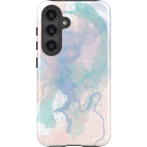 Rose Quartz & Serenity Splatter Galaxy S25 Impact Case