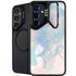 Rose Quartz & Serenity Splatter Galaxy S25 Kickstand Case