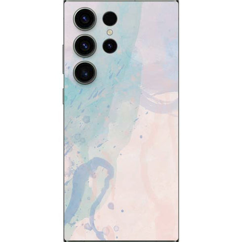 Rose Quartz & Serenity Splatter Galaxy S24 Ultra Skin
