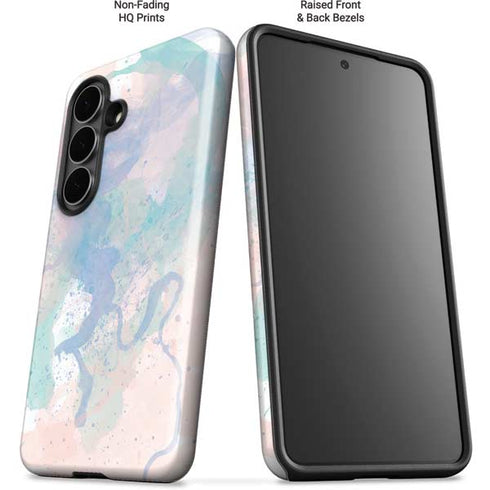 Rose Quartz & Serenity Splatter Galaxy S26 Impact Case