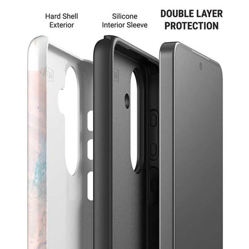 Rose Quartz & Serenity Splatter Galaxy S26 Plus Impact Case