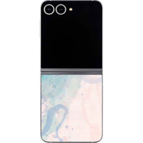 Rose Quartz & Serenity Splatter Galaxy Z Flip6 Skin